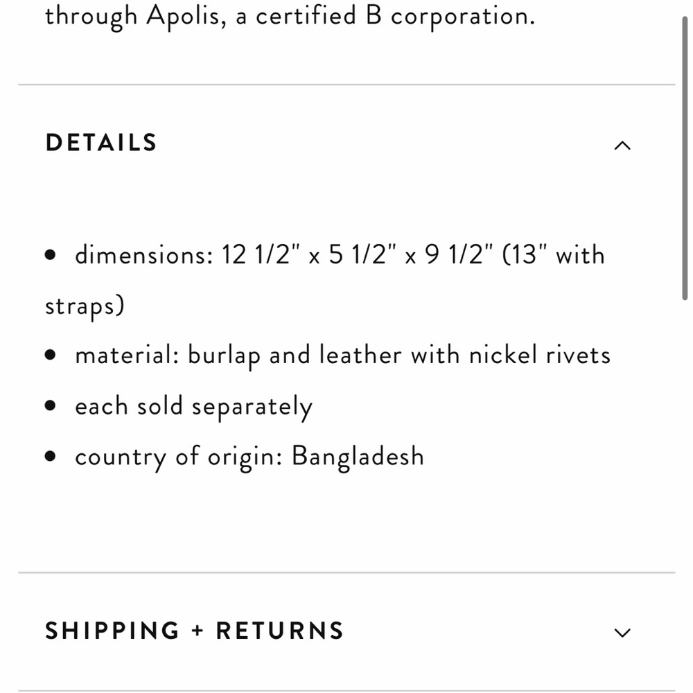 MAGNOLIA X APOLIS SCRIPT MARKET TOTE BAG - Picture 9 of 9